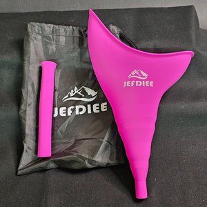 JefDiee Female Urination Device Silicone Pee Funnel Urinal for Women NIB